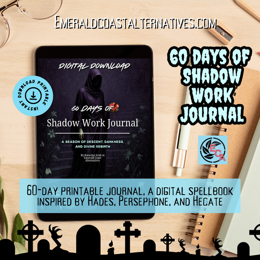 60 Day Shadow Work Journal PDF – Digital Ritual Guide