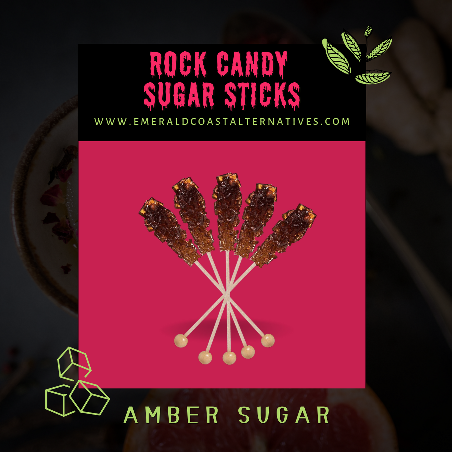 Rock Candy Sugar Sticks