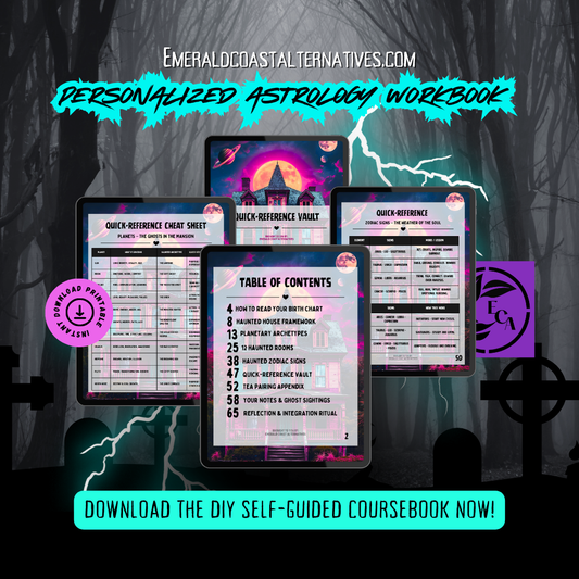Haunted Birth Chart Coursebook | Personalized Astrology Workbook