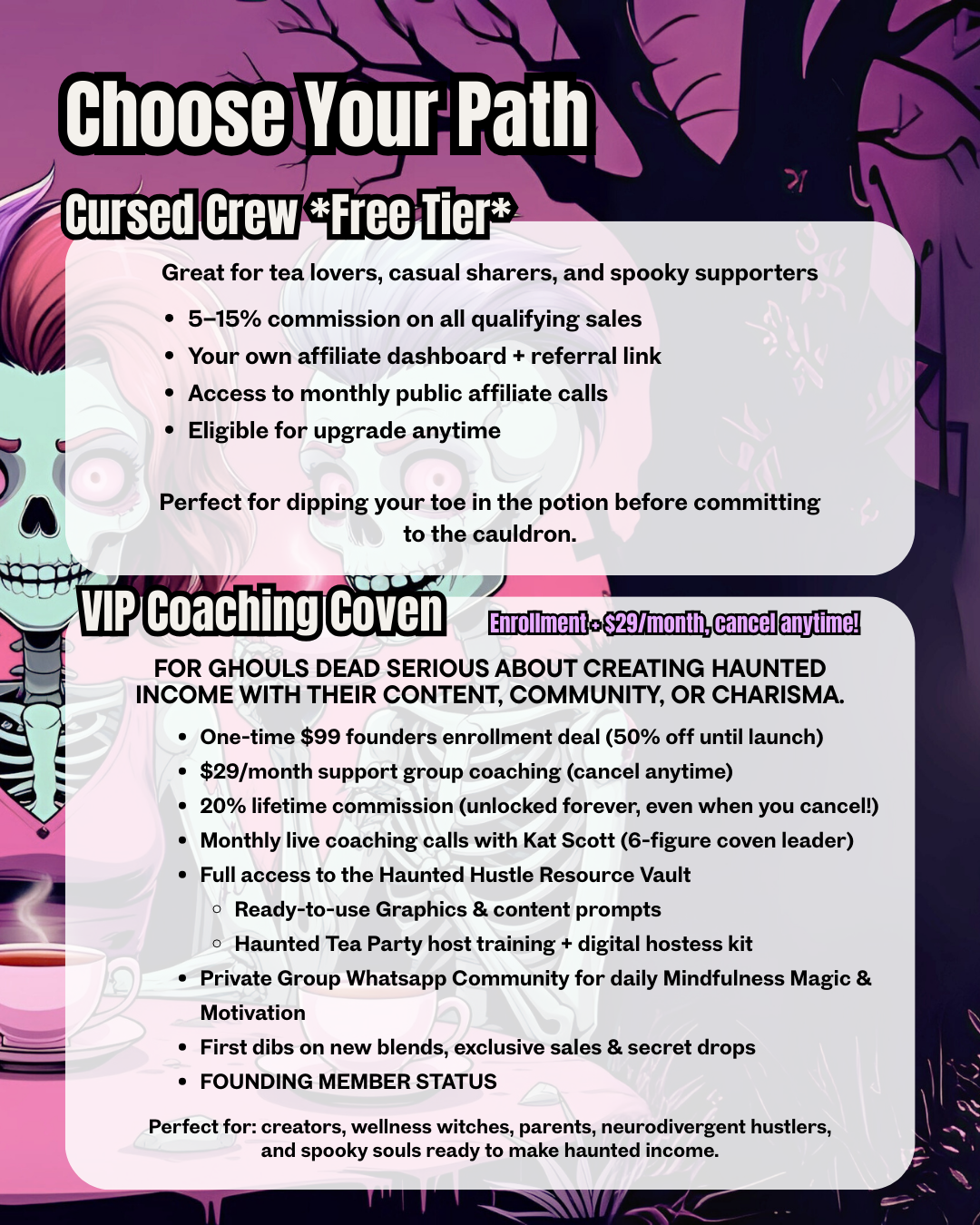 Haunted Hustlers Affiliate program