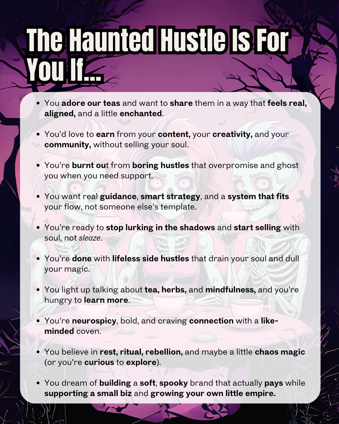 Haunted Hustlers Affiliate program