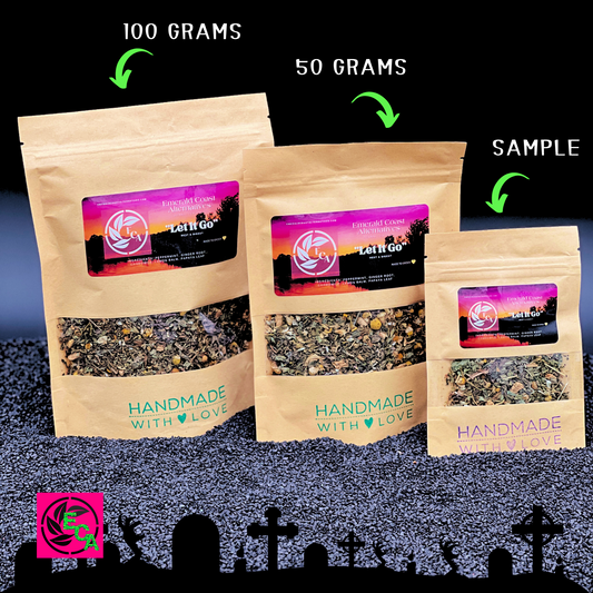 Let It Go Herbal Tea, Rest and Digest Tea, Sleep Tea, PM Tea, Digestive distress Tea, constipation tea, ibs relief tea, relaxation tea, emerald coast alternatives
