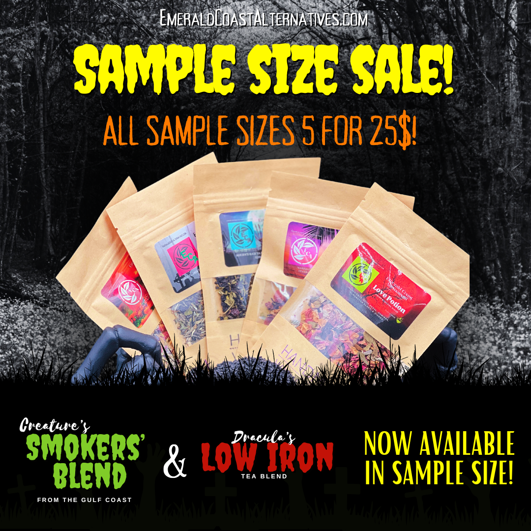 Sample size herbal teas mix and match - ECA TEAS