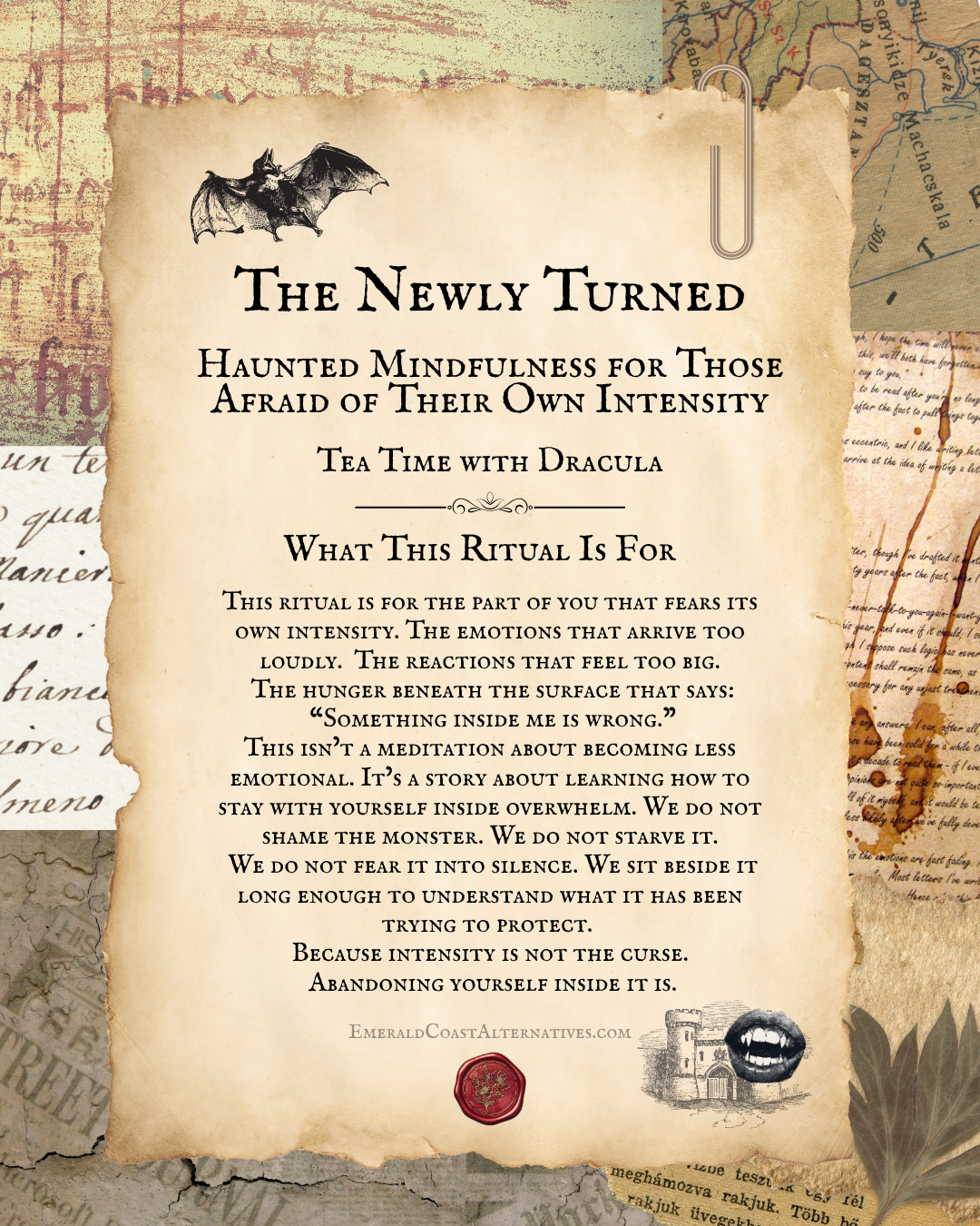 The Newly Turned Meditation | Emotional Regulation Tea Time with Dracula