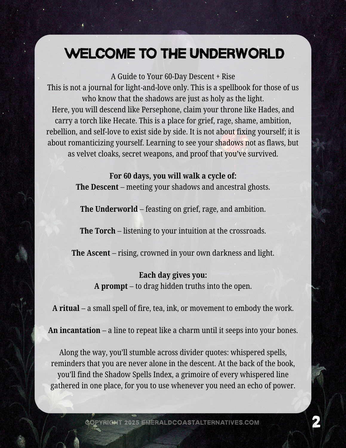 60 Day Shadow Work Journal PDF – Digital Ritual Guide