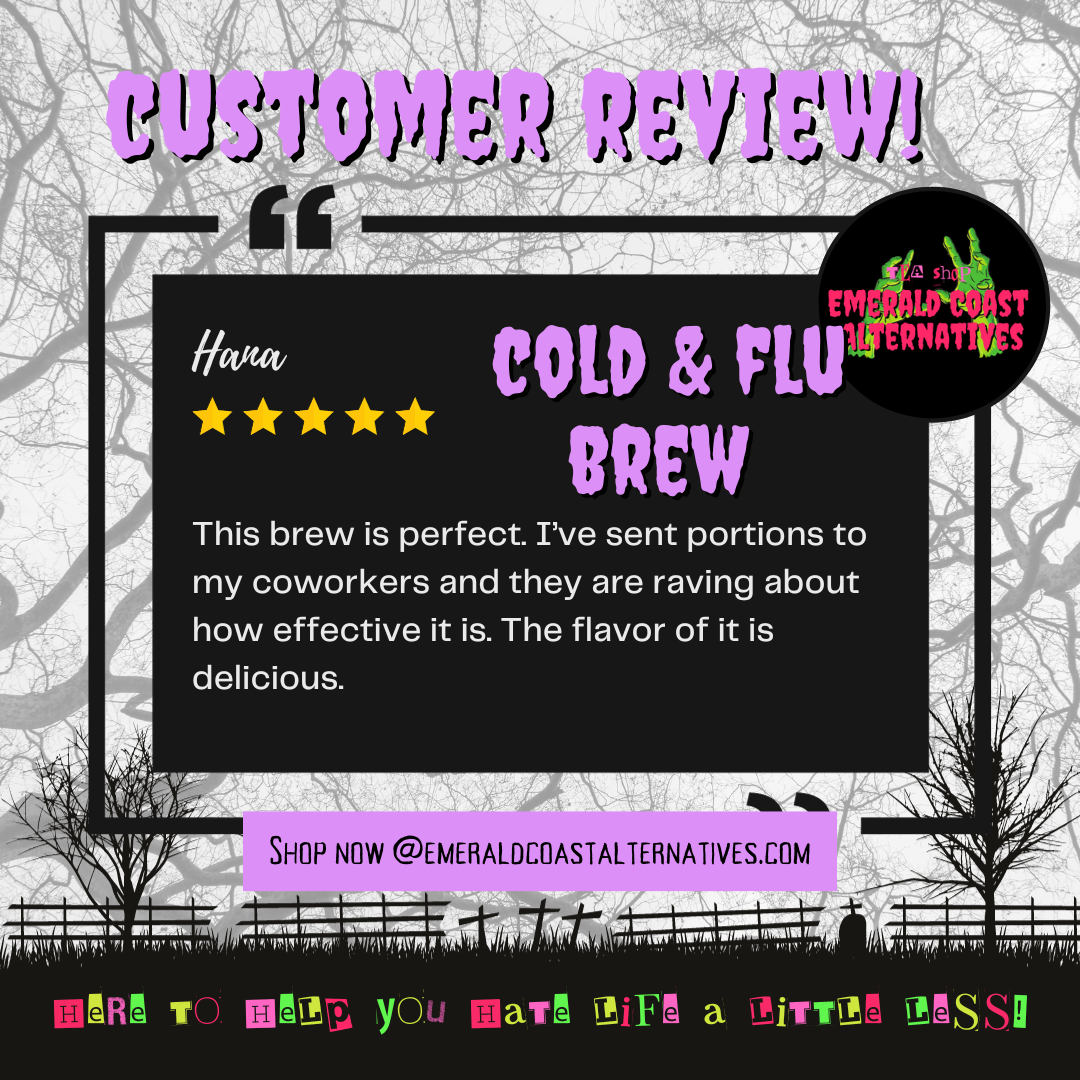 Inflammation Tea, Kid Safe Tea, Pain Relief Tea, Lemongrass Tea, Elderberry Tea, Cold and Flu Relief Tea, Emerald Coast Alternatives