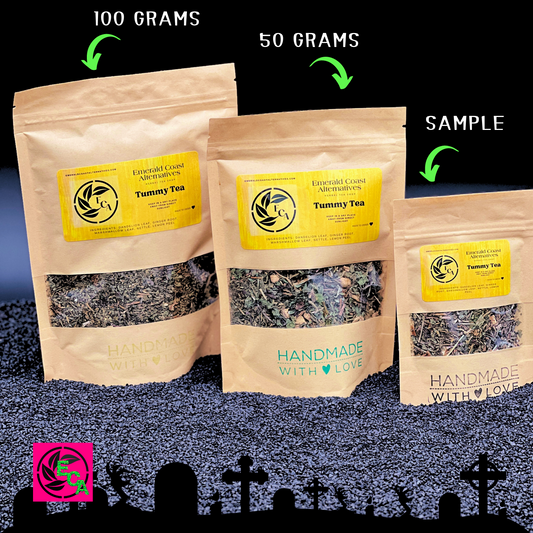 Tummy Tea, Belly balancing tea, Belly ache tea, nausea tea, constipation tea, IBS Relief Tea, Digestive Distress Tea, Adhd Tea, Gut Health Tea, Dandelion Tea, UTI Relief Tea, Emerald Coast Alternatives