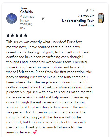 7-Days of Understanding Your Emotions Meditation Series