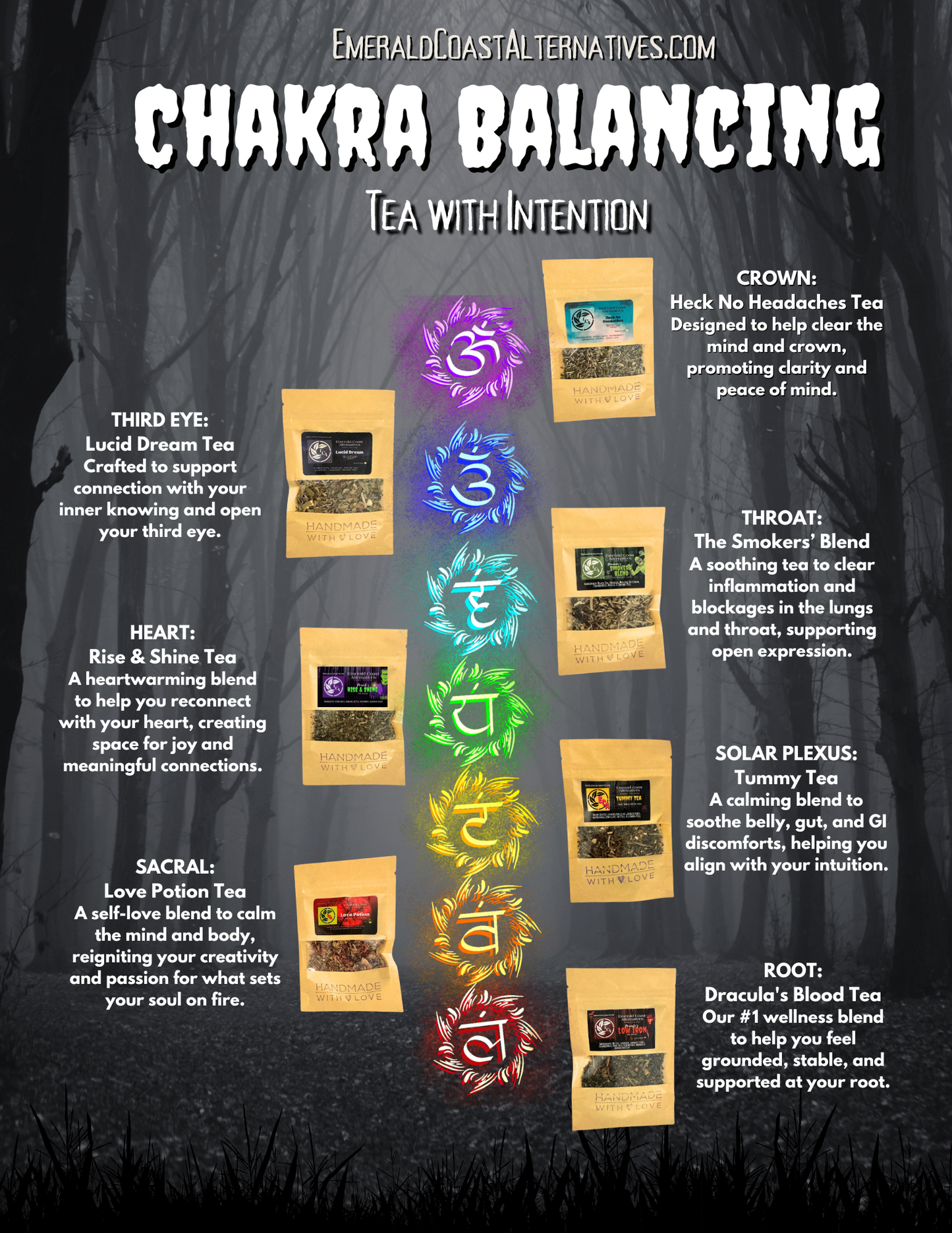 Chakra Balancing Tea Pack - Samples