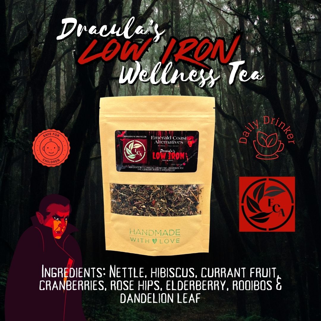 Dracula's Iron Tea | Herbal Tea for Anemia, Fatigue & Inflammation