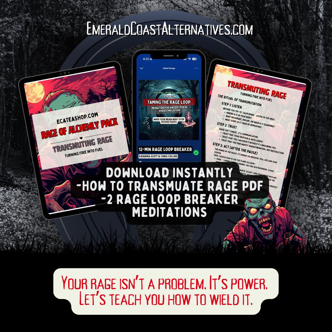 Rage Alchemy Pack: Herbal Teas & Meditations for Anger Management
