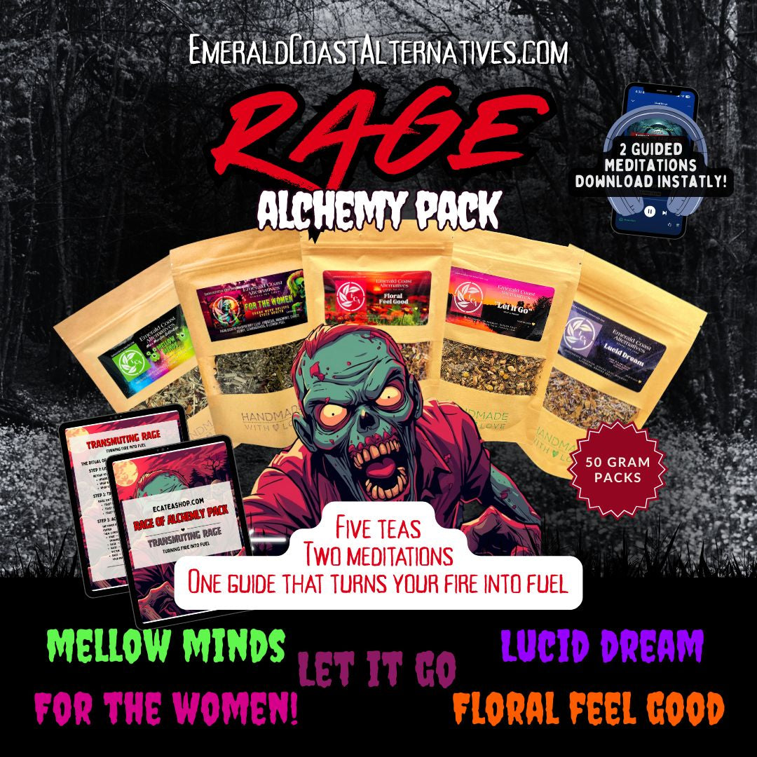 Rage Alchemy Pack: Herbal Teas & Meditations for Anger Management