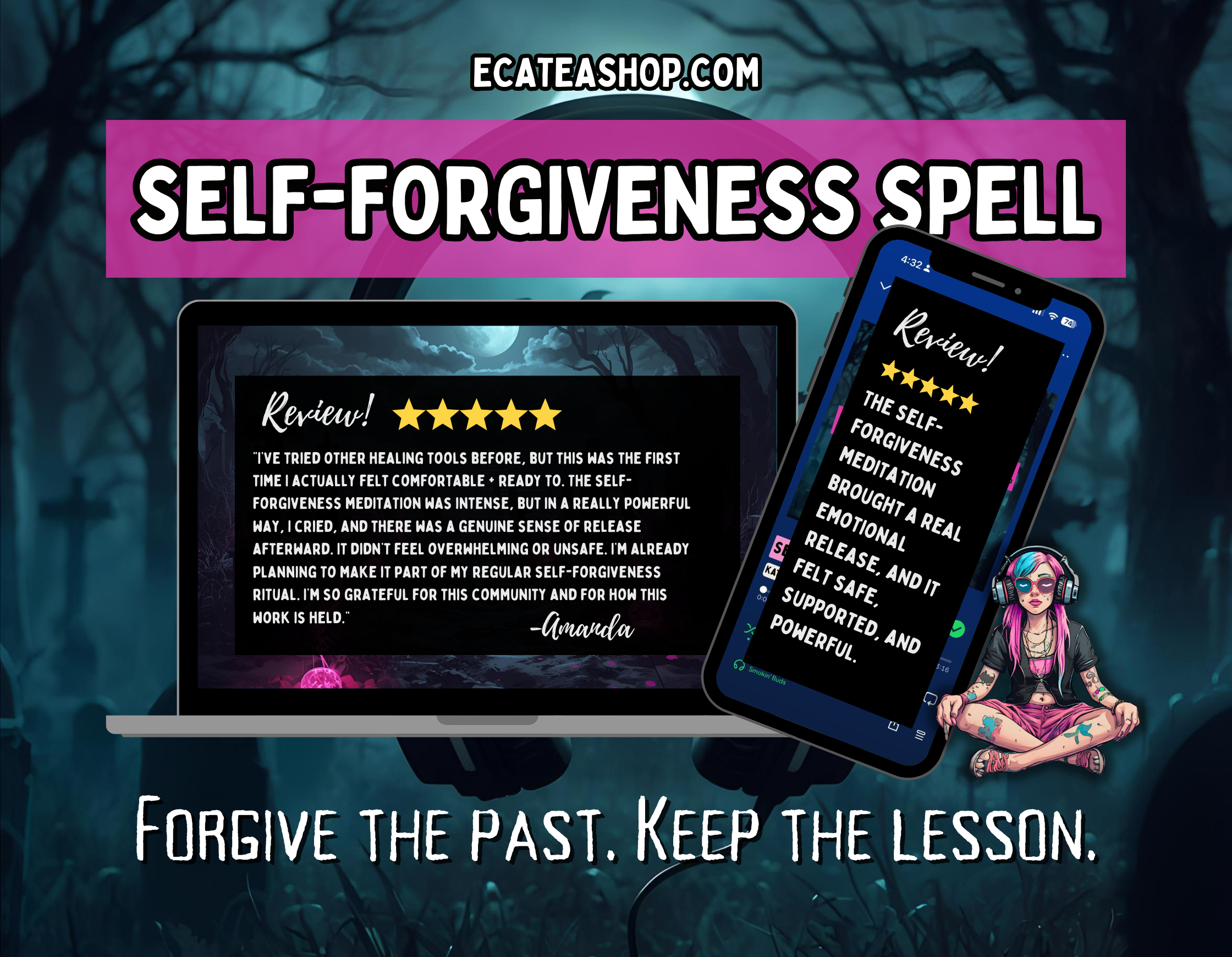 Forgiveness Ritual Self-Forgiveness Ritual Kit Tea + Meditation + Ritual ...