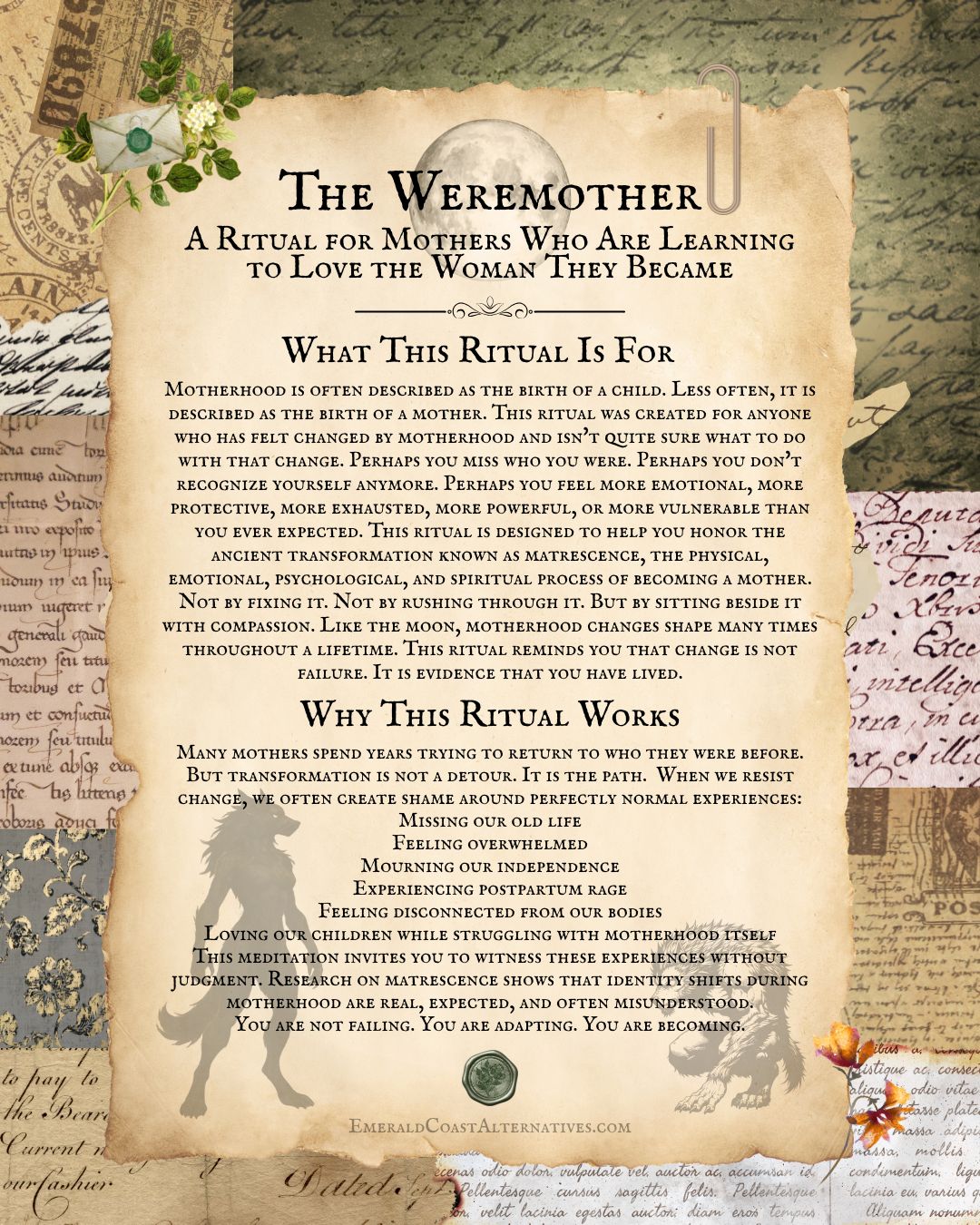 The Weremother: A Haunted Mindfulness Meditation for Mothers Who Returned Different