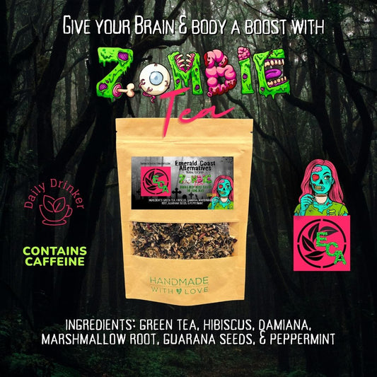 Zombie Tea | Herbal Focus for ADHD, Brain Fog & Energy