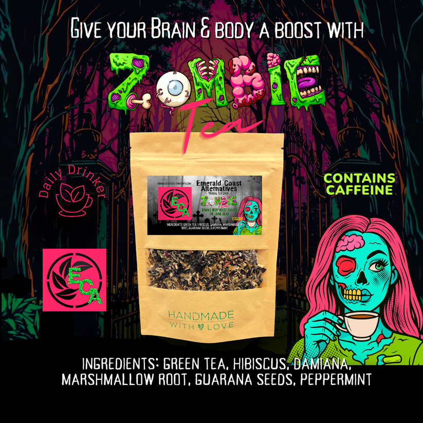 Zombie Tea | Herbal Focus Tea for ADHD, Brain Fog & Energy ...