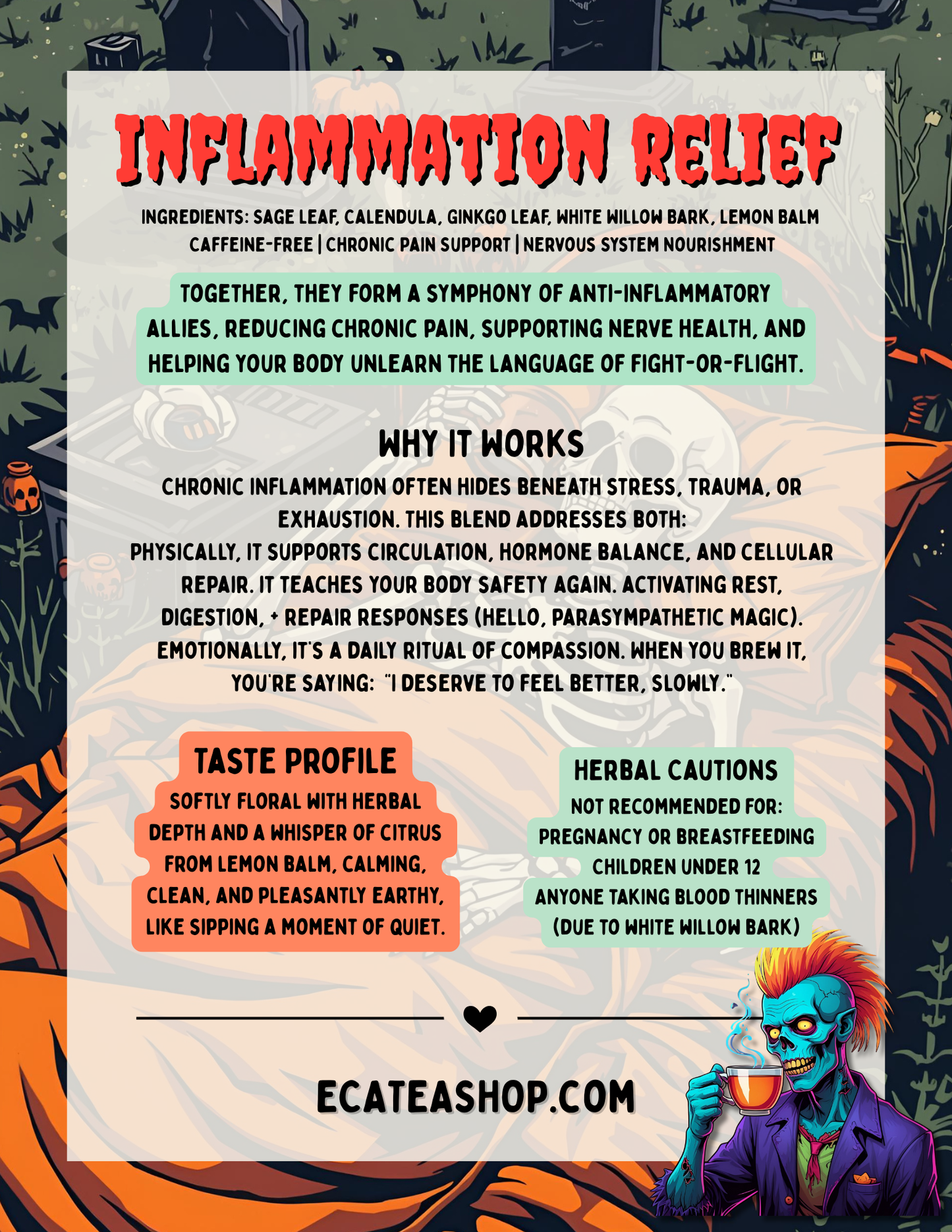 Inflammation Relief Herbal Tea