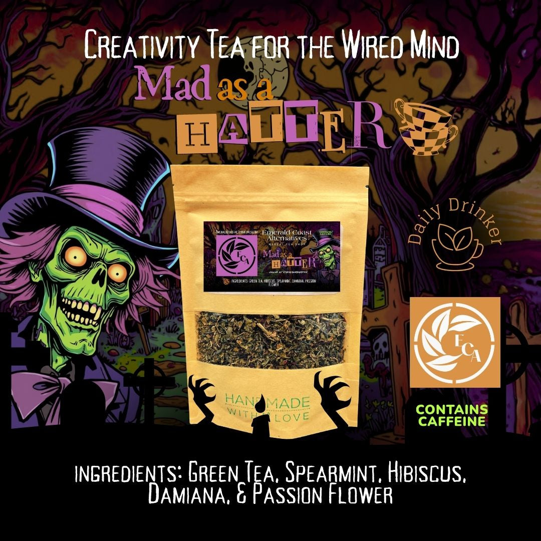 Mad As A Hatter | Herbal Tea for ADHD, Anxiety & Creativity