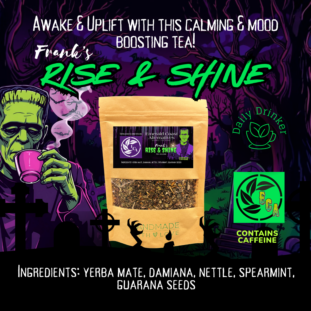 Frank's Rise & Shine - Energizing Herbal Tea for Anxiety-Prone Bodies