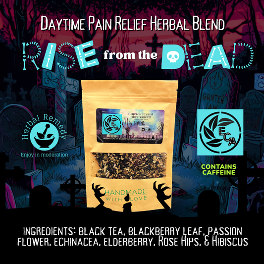 RISE FROM THE DEAD - Daytime Revival Herbal Tea for Pain, Focus & Fatigue